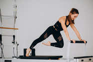 Barre De Résistance Pour Fitness - 3 Sections Démontables (95 Cm Au Total) - Poignées Antidérapantes - Pour Pilates, étirements, Renforcement Musculaire - 6