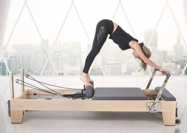 Elina Pilates Physio Wood Reformer With Tower - Top Sports Tech