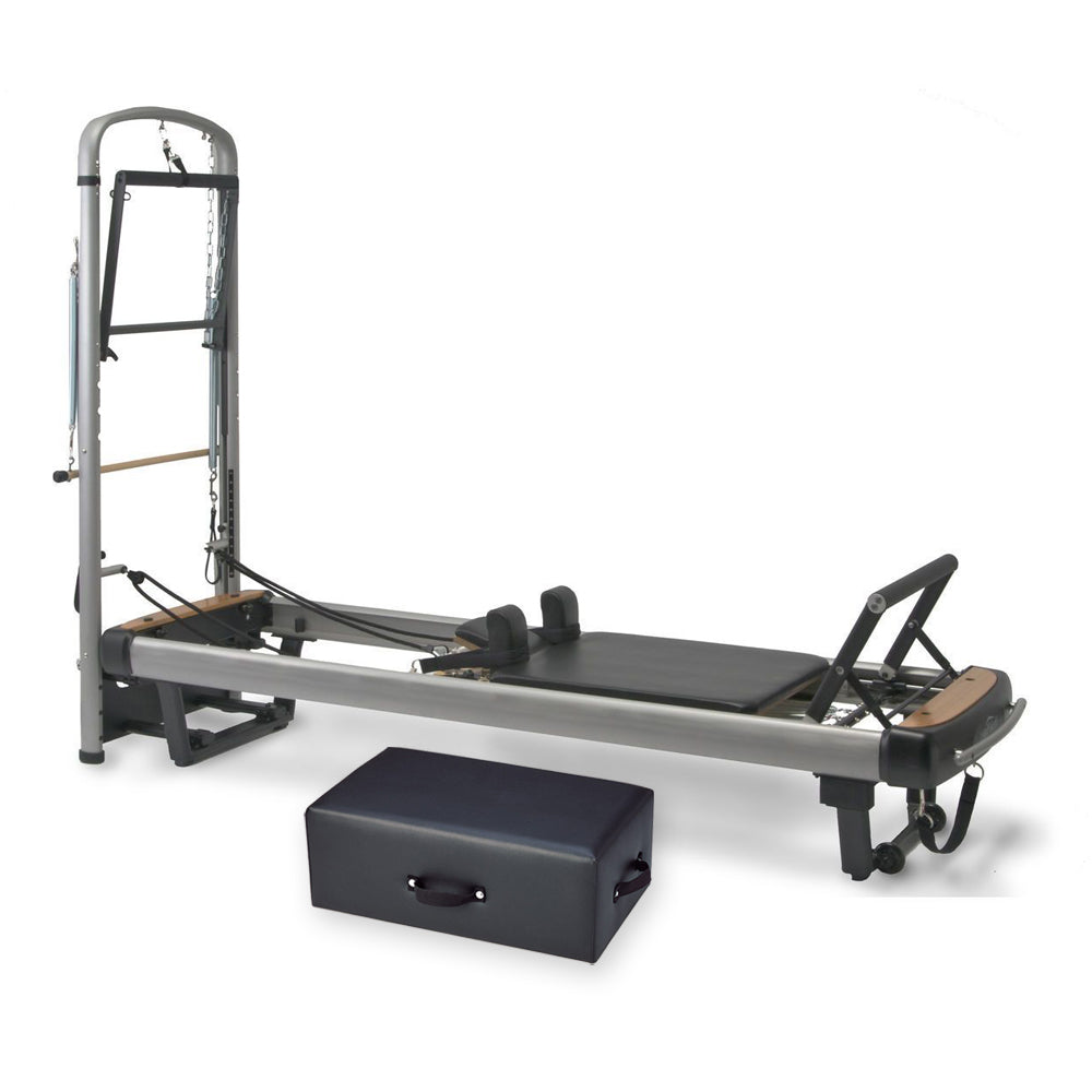 Pilates Reformer Exercise Equipment with Tower Fitness Equipment - China  2020 Newest Pilates Reformer with Tower and Aluminium Pilates Reformer with  Tower price