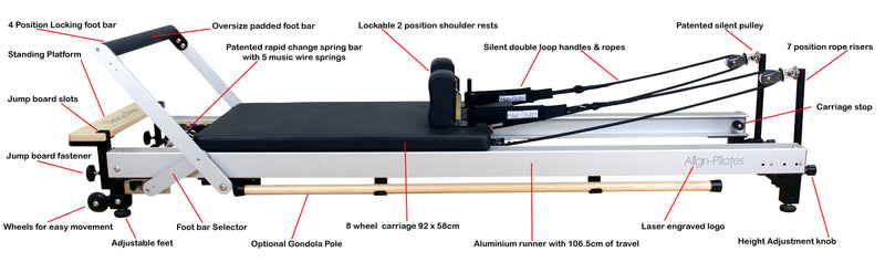 Align Pilates® C8-PRO Studio Pilates Reformer