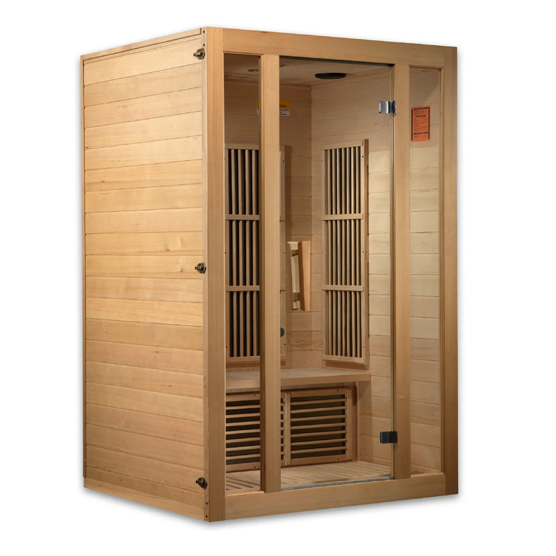 2 Person Maxxus "Seattle" Near Zero EMF Far IR Sauna | Golden Designs