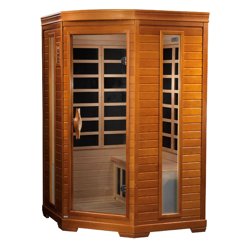2 Person Dynamic "Heming" Elite  Ultra Low EMF Far IR Sauna | Golden Designs