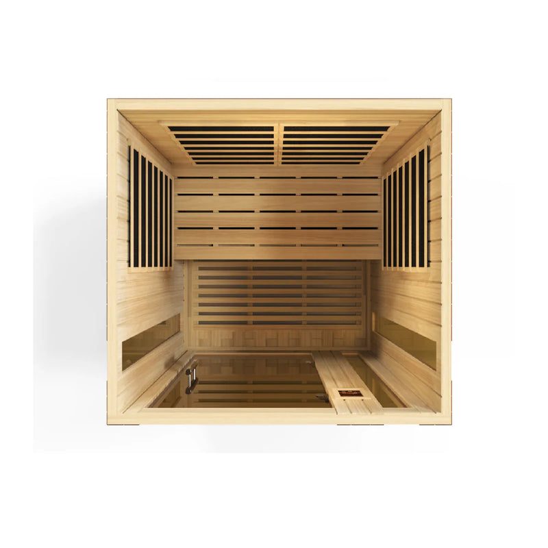 2 Person Dynamic "Vittoria Elite" Ultra Low EMF Far IR Sauna | Golden Designs