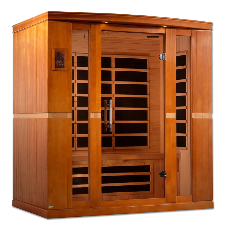 4 Person Dynamic "Bergamo" Ultra Low EMF FAR IR Sauna | Golden Designs