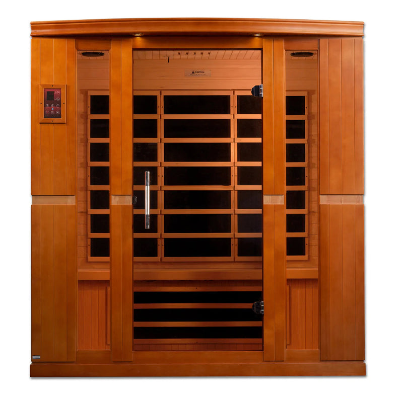 4 Person Dynamic "Bergamo" Ultra Low EMF FAR IR Sauna | Golden Designs