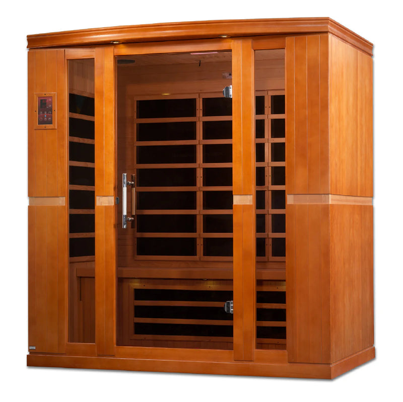 4 Person Dynamic "Bergamo" Ultra Low EMF FAR IR Sauna | Golden Designs