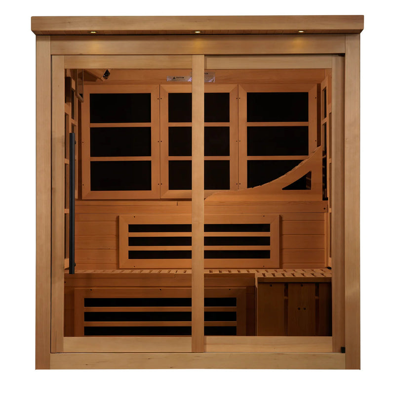 6 Person Near Zero EMF Far IR Sauna | Golden Designs