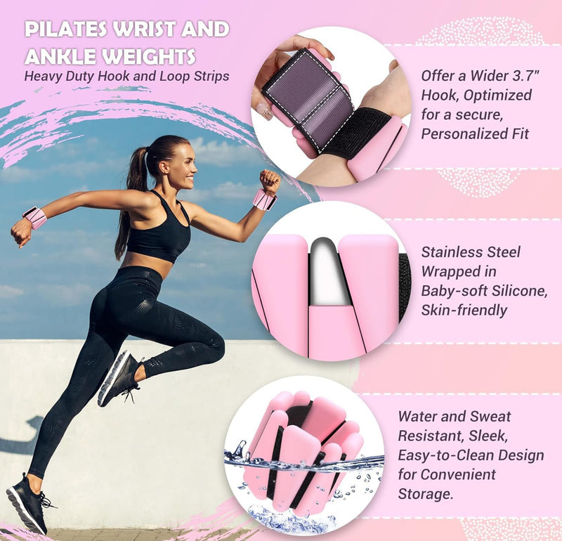 Modern Reform® Ankle/Wrist Weights - 2Ib Pair.