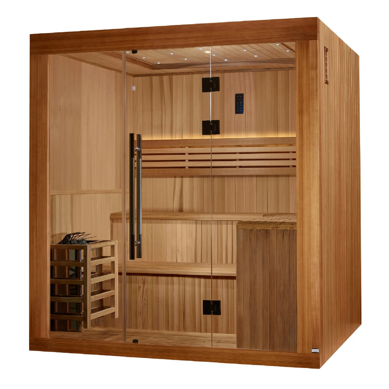 6 Person "Osla" Traditional Steam Sauna | Golden Designs