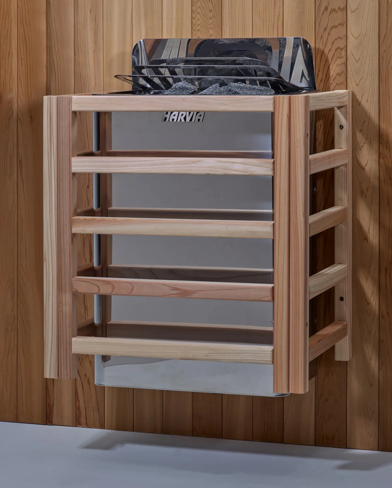 6 Person "Klosters" Barrel Steam Backyard Sauna | Golden Designs