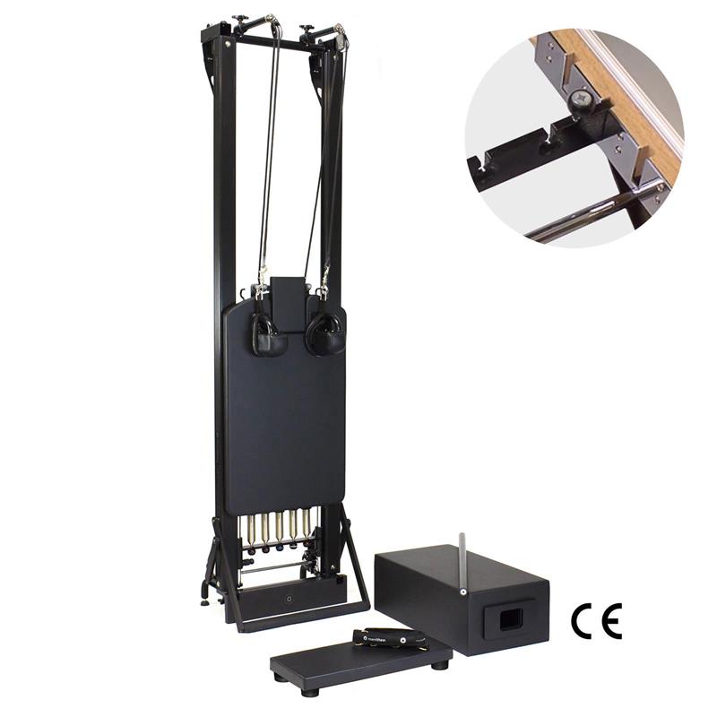 Merrithew™ SPX® Max Reformer Bundle with Vertical Stand - (Jet Black)