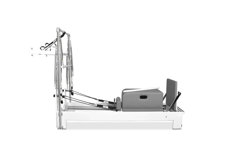 Private Pilates Elite Wood Reformer With Tower Bundle
