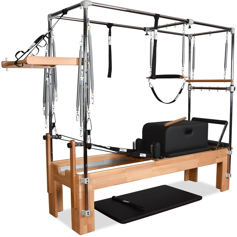 Private Pilates Premium Combo Cadillac Reformer Bundle - Higher Legs/Frame