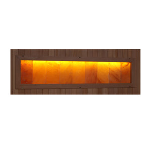 3 Person "Reserve" Infrared Sauna w/ Himalayan Salt Bar | Golden Designs