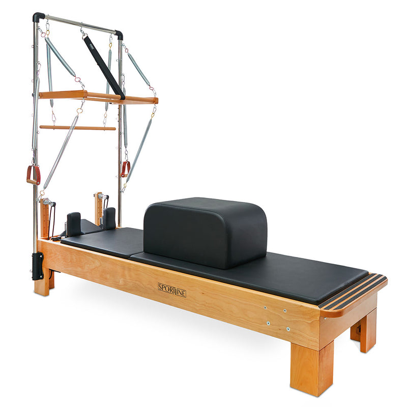 Sportline™ Reformer Tower Bundle - Black, Wood Series