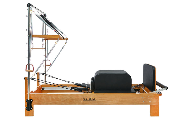 Sportline™ Reformer Tower Bundle - Black, Wood Series