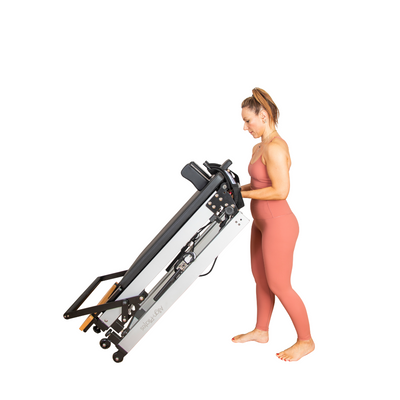  FitFormer by Pilates ProWorks - Folding Pilates Reformer Machine  for Home Workout with Real Resistance Springs, Foldable Pilates Reformer 2  Platforms and Space-Saving Design - Pilates Reformer : Everything Else