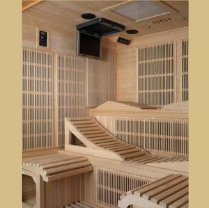 6 Person "Monaco Elite" Near Zero Far Infrared Sauna | Golden Designs