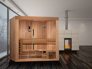 3 Person "Copenhagen" Traditional Steam Sauna | Golden Designs