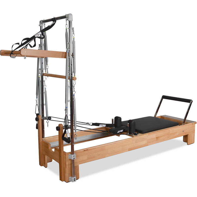 Private Pilates Premium Wood Reformer-Tower Bundle
