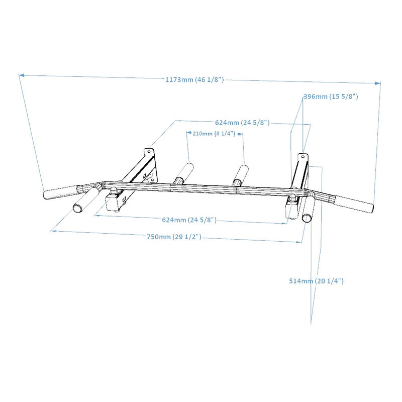 BenchK Steel Pull Up Bar Attachment
